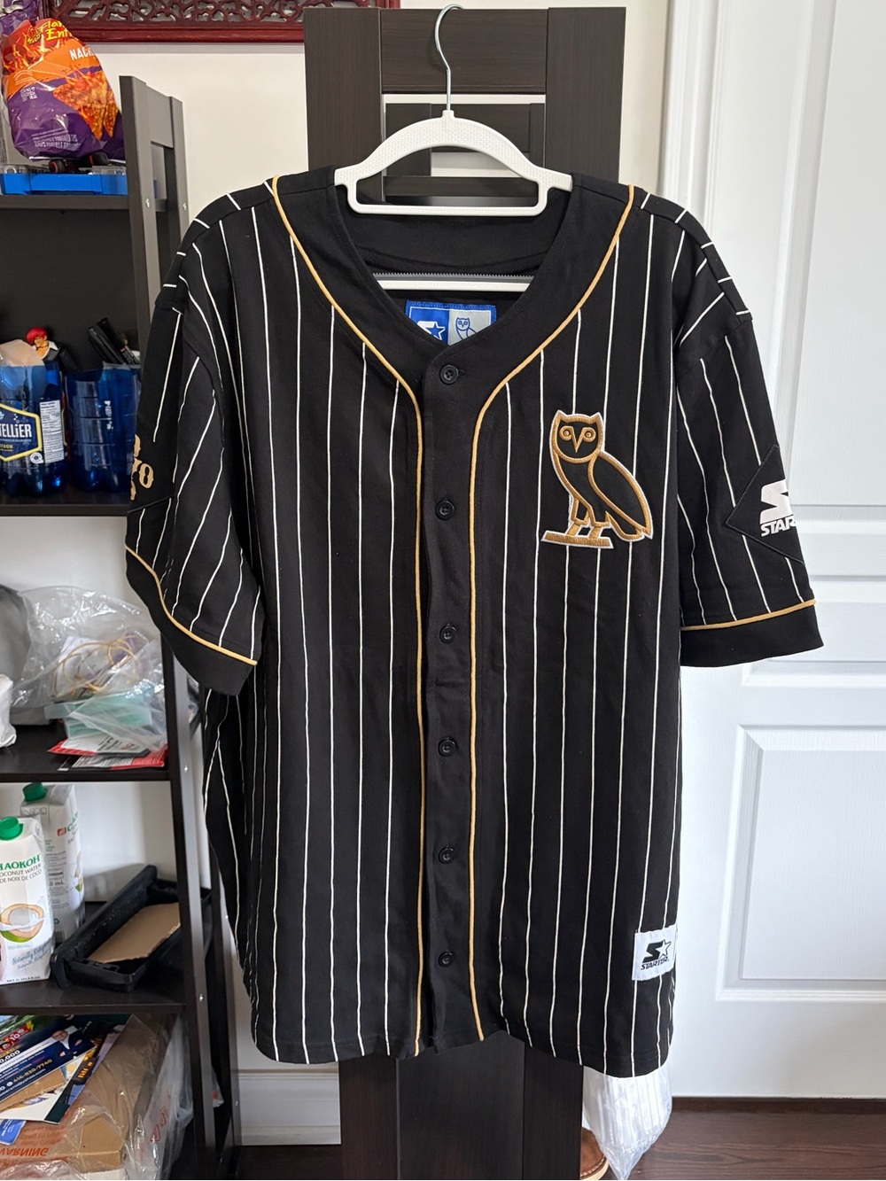 Starter x OVO "Owls" Baseball Jersey - XL